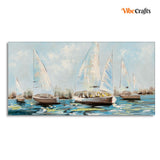 Boats Canvas Wall Painting