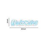 Welcome Text Neon Sign LED Light