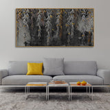 Willow Branches with Gold Butterflies Wall Painting