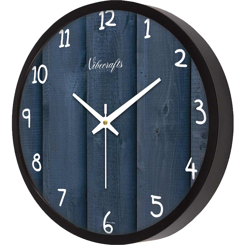 Wooden Texture Designer Wall Clock