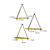  Planter Shelf with Rope (Yellow)