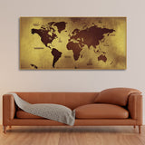 Map Premium Canvas Wall Painting
