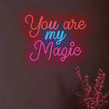 "You Are My Magic" Text Neon Sign LED Light