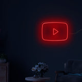 Youtube Logo Neon Sign LED Light