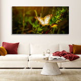 Canvas Wall Painting of A Beautiful Butterfly in Forest